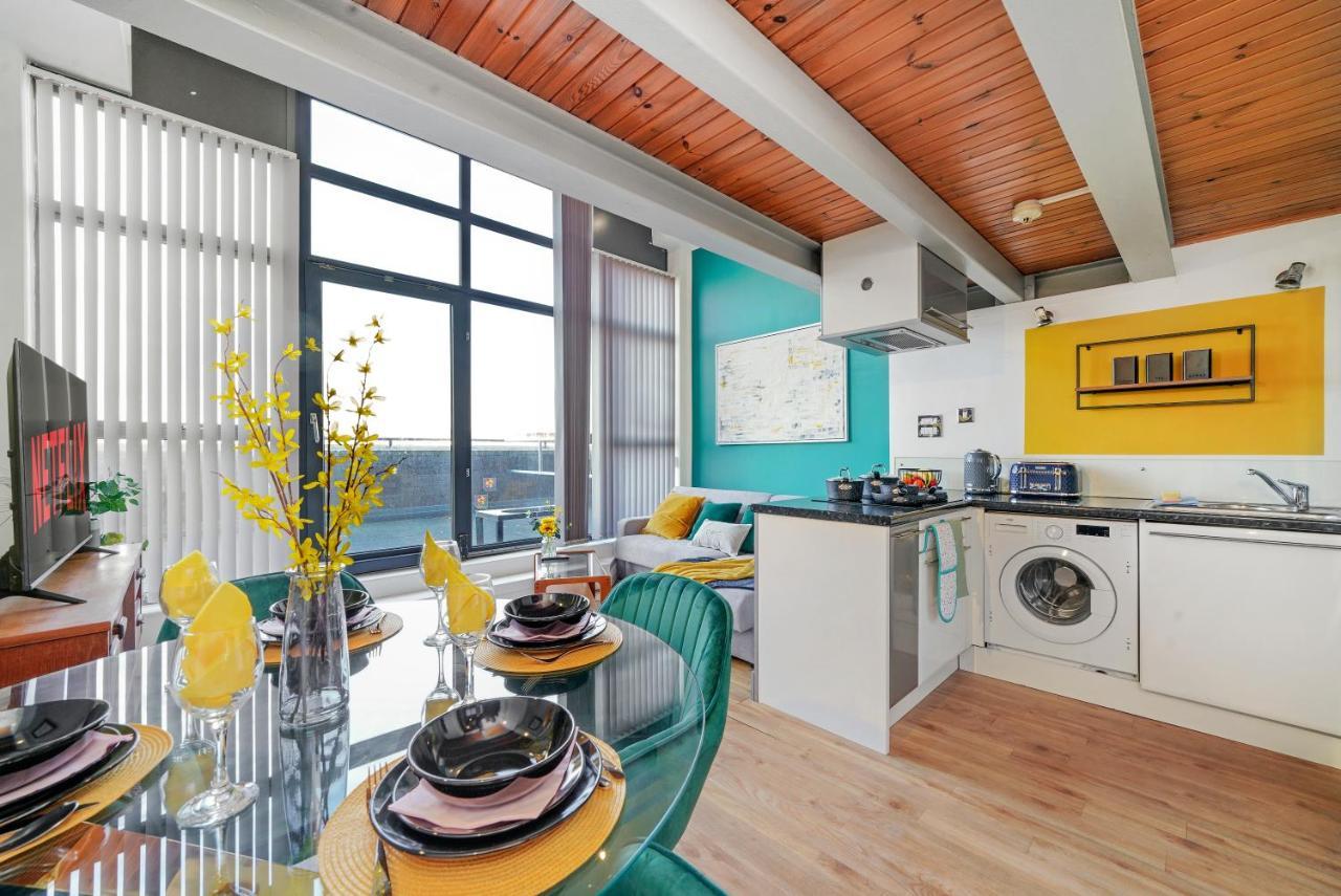 Stunning Duplex Of Central Nottingham - Balcony Buitenkant foto